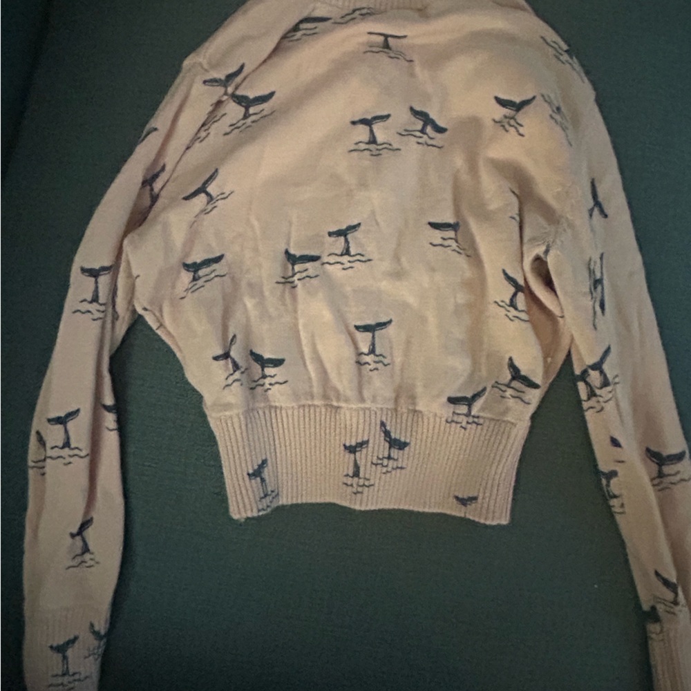 ModCloth Pink Whale Pattern Sweater - Picture 5 of 5